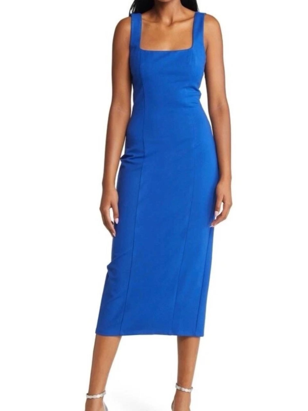 Elliatt Addilyn Midi Dress in Cobalt Blue | NWT | Size M